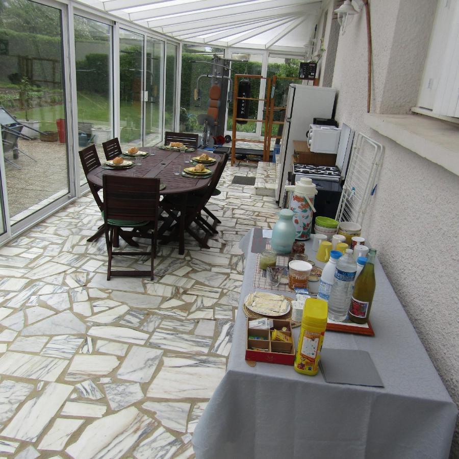 לינה וארוחת בוקר Fagnon Au Jardin Fessard מראה חיצוני תמונה